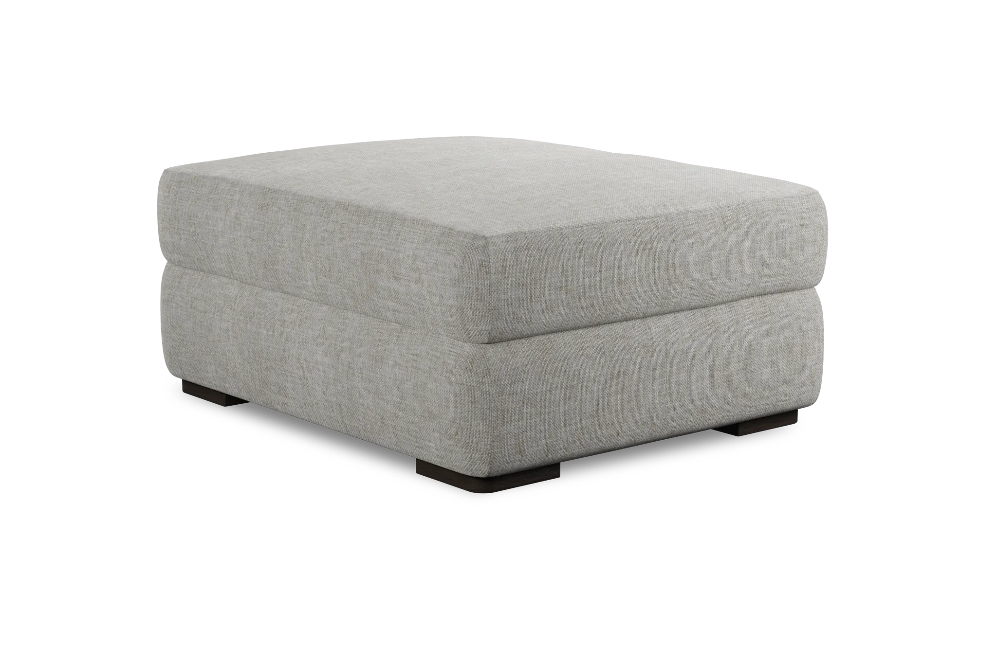 Edgewater Elevation Khaki Ottoman