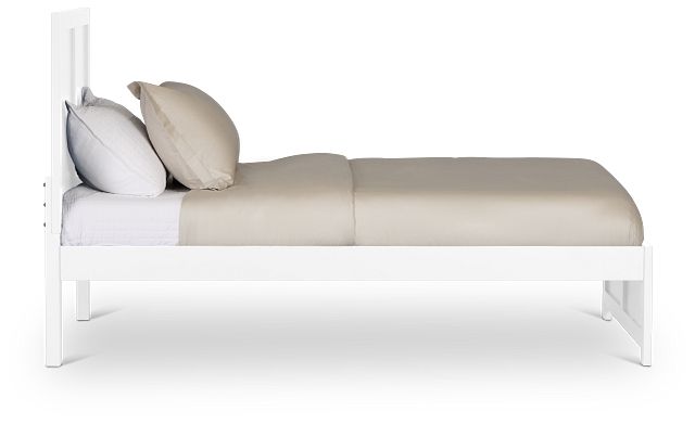 Charleston White Panel Bed