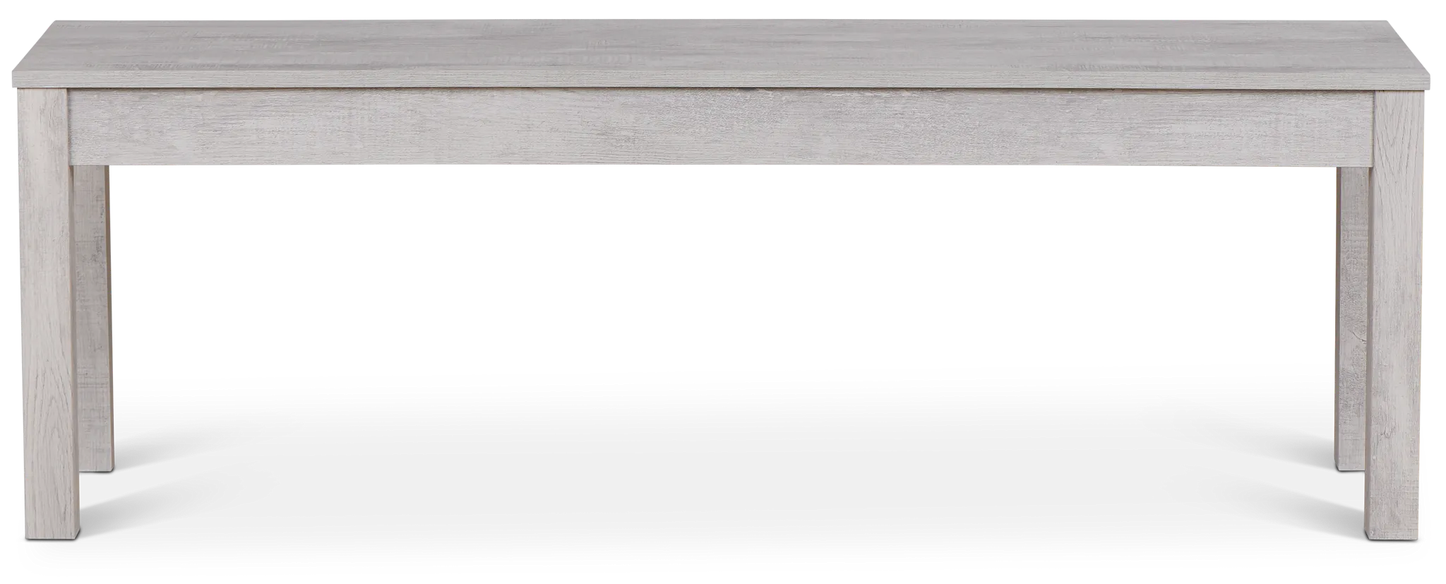 Delray White Dining Bench