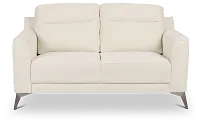 Talia Light Beige Fabric Loveseat