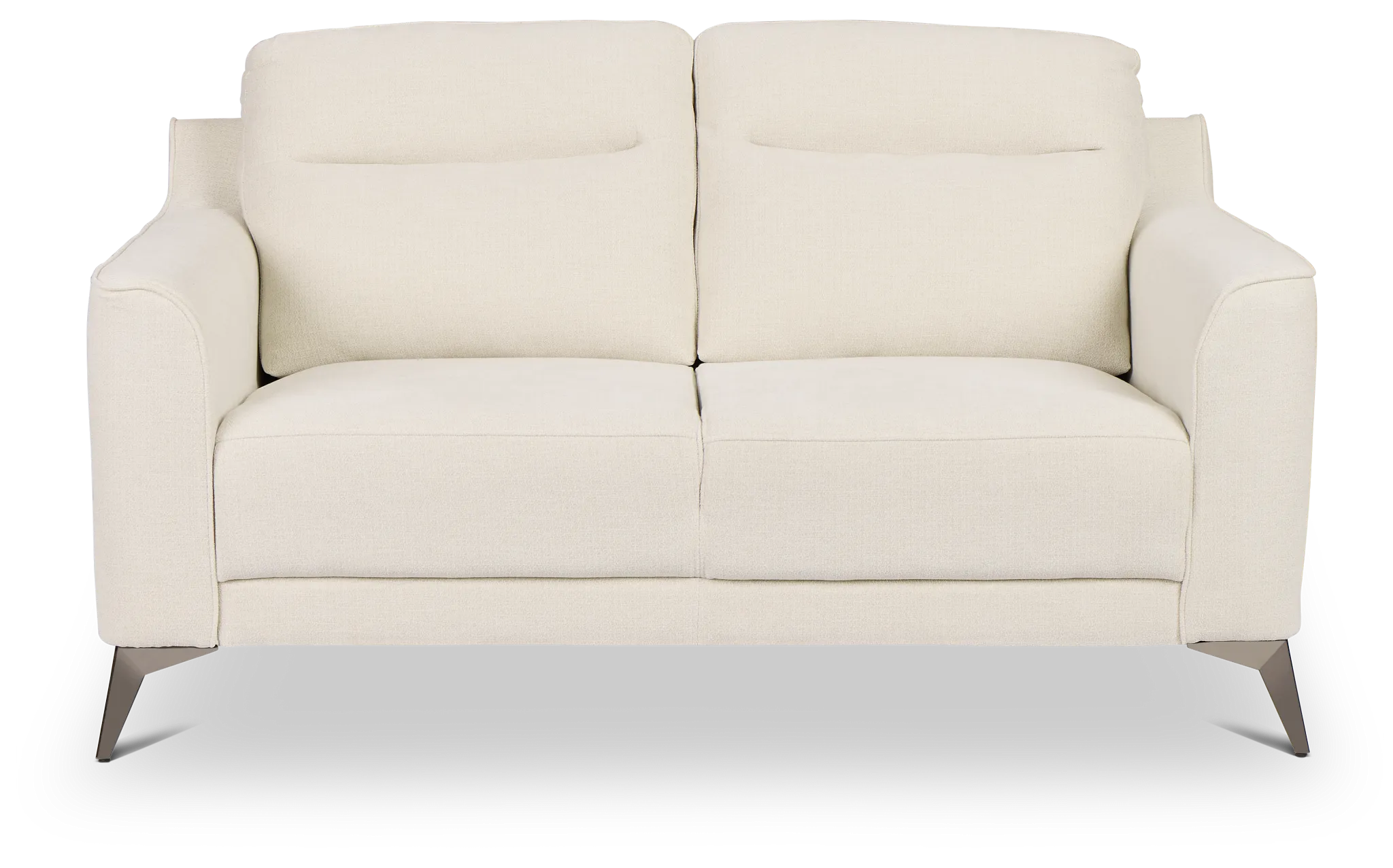 Talia Light Beige Fabric Loveseat