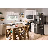 Whirlpool 3636 Series Black Stnl Steel French Door Refrigerator