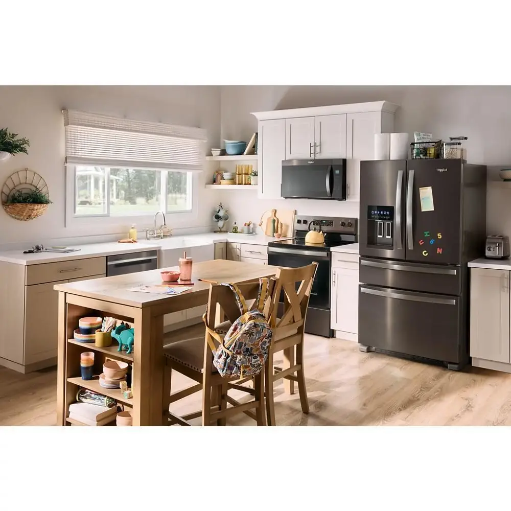 Whirlpool 3636 Series Black Stnl Steel French Door Refrigerator Whirlpool 3636 Series Black Stnl Steel French Door Refrigerator