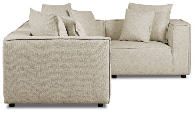 Tatum Beige Fabric 5-piece Modular Sectional