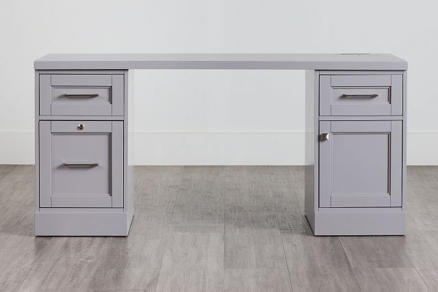 newport gray desk