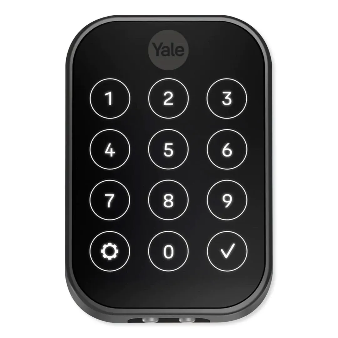Yale Pro 2 Pushbutton Direct Wifi Black Key-free Touchscreen Door Lock