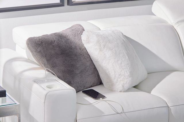 Kaycee Dark Gray 24" Accent Pillow