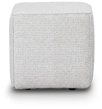 Zeta Light Blue Accent Pouf