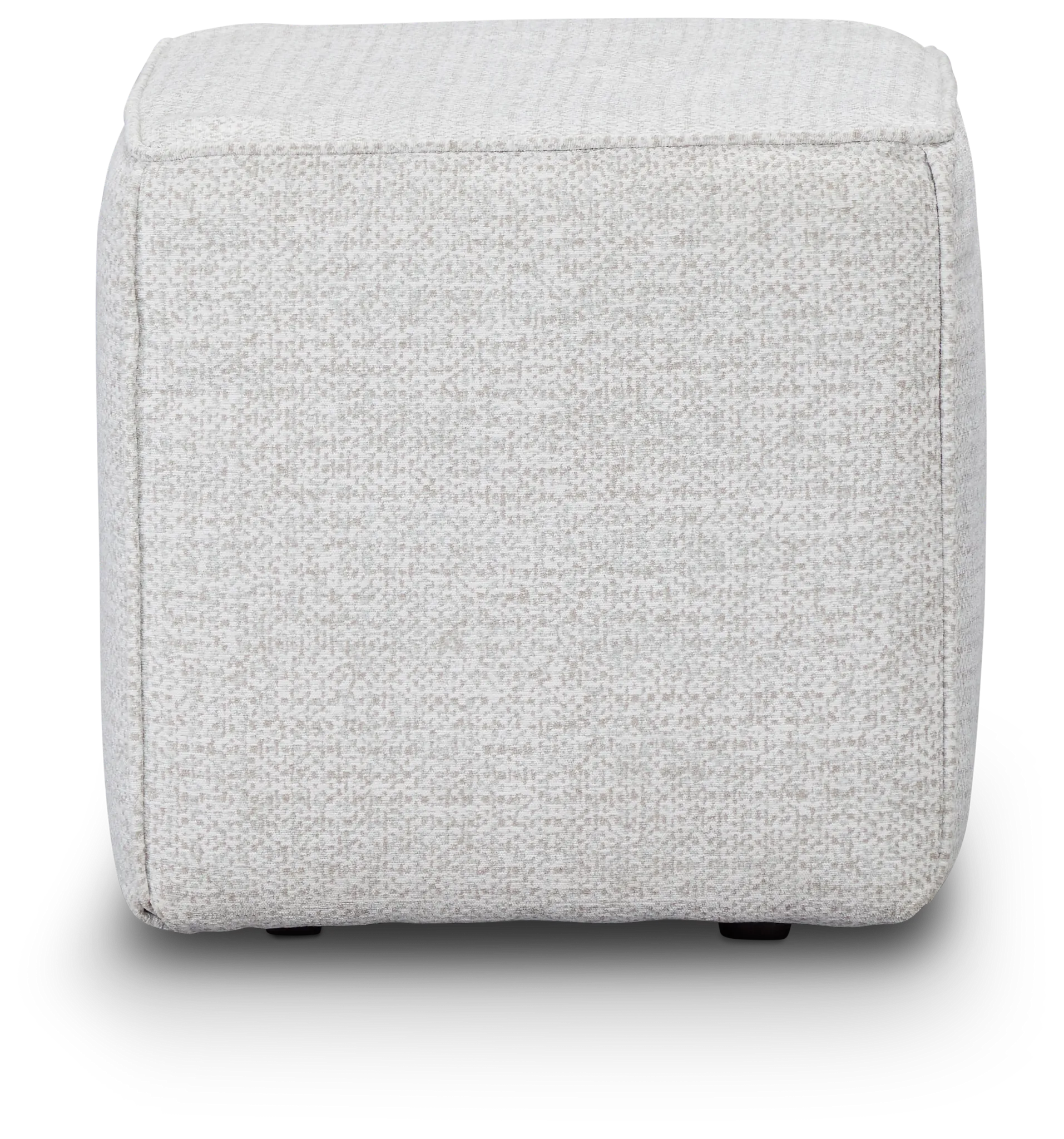 Zeta Light Blue Accent Pouf