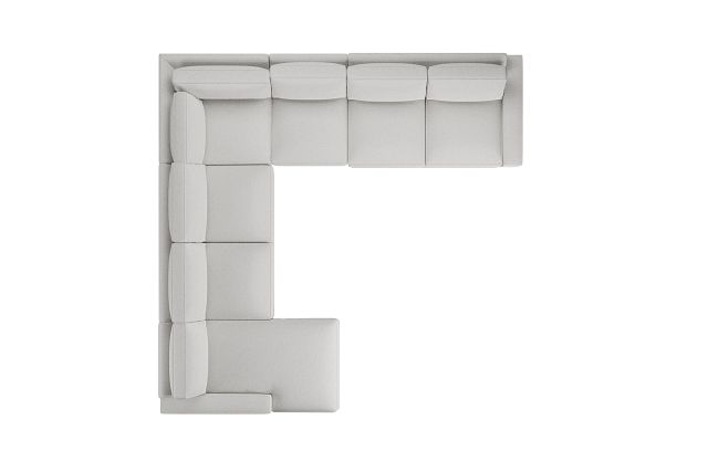 Edgewater Victory Ivory Large Left Chaise Sectional