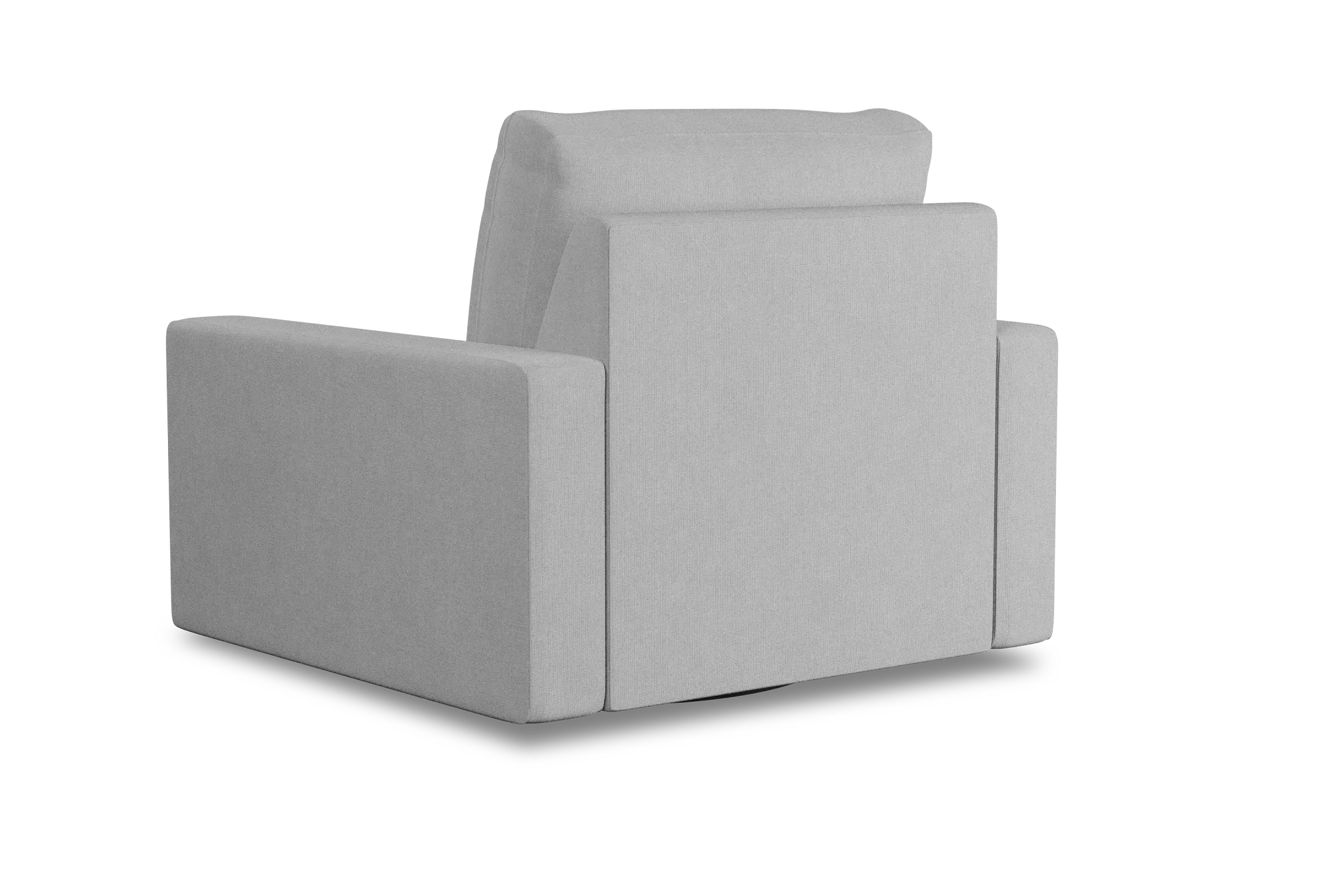 Edgewater Suave Gray Swivel Chair