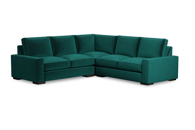 Edgewater Joya Green Small Two-arm Sectional