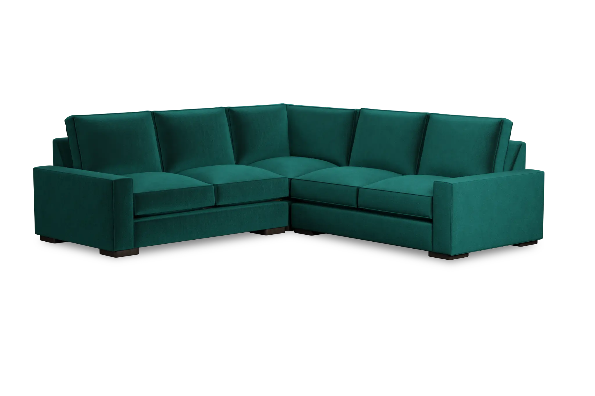 Edgewater Joya Green Small Two-arm Sectional Edgewater Joya Green Small Two-arm Sectional