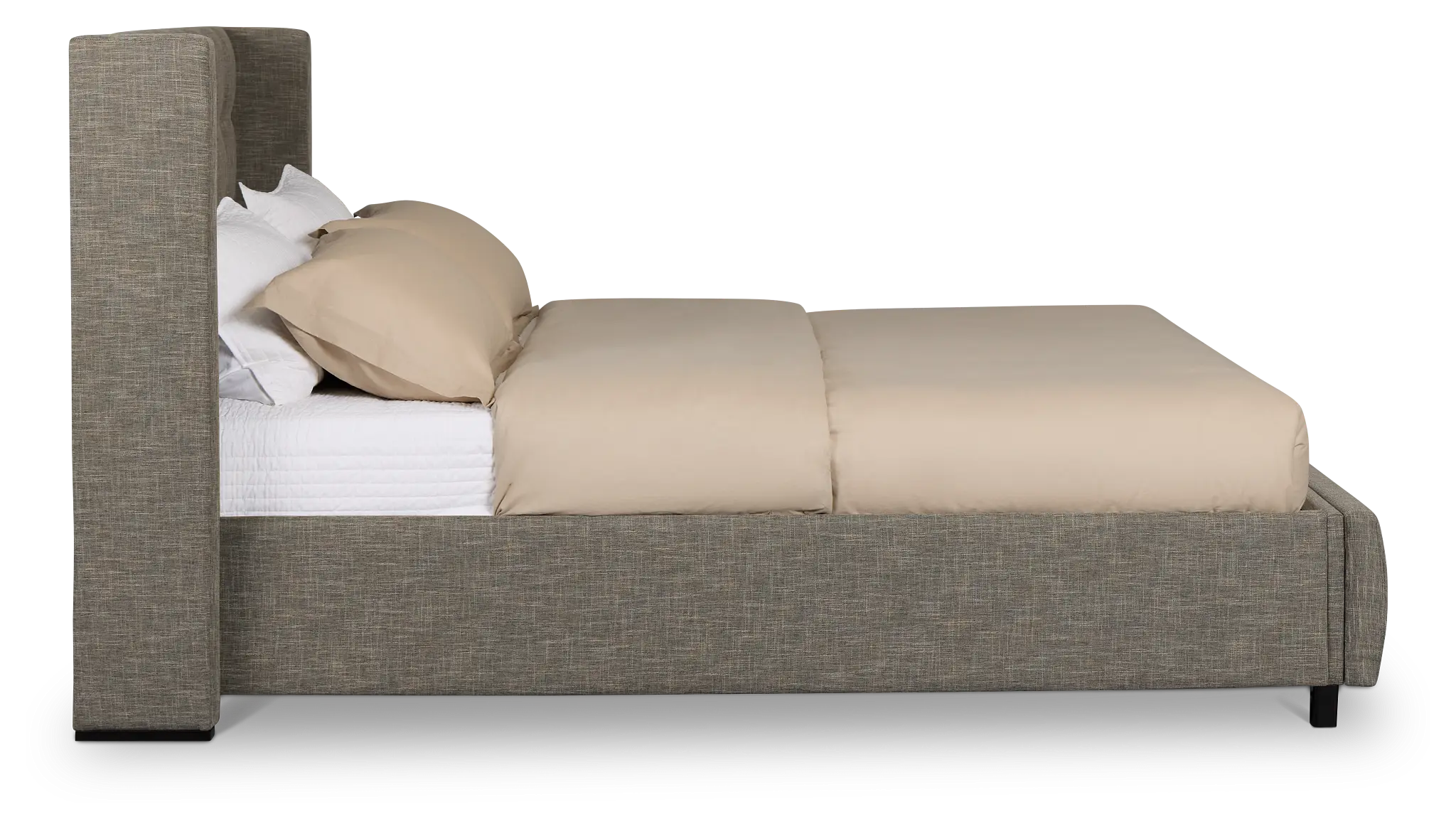 Chatham Gray Low Platform Storage Bed Chatham Gray Low Platform Storage Bed