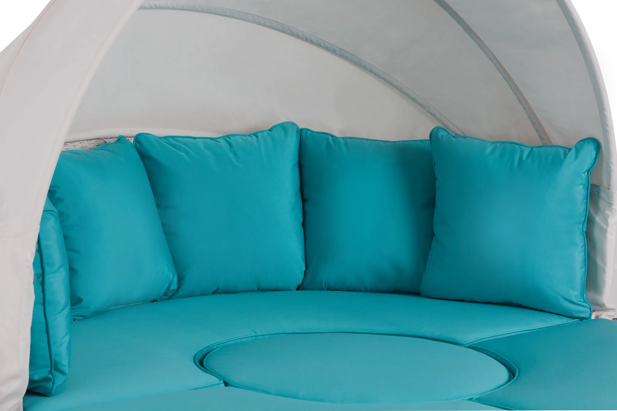Biscayne Dark Teal Canopy Daybed