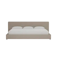 Grayton Elite Brown 44" Upholstered Platform Bed