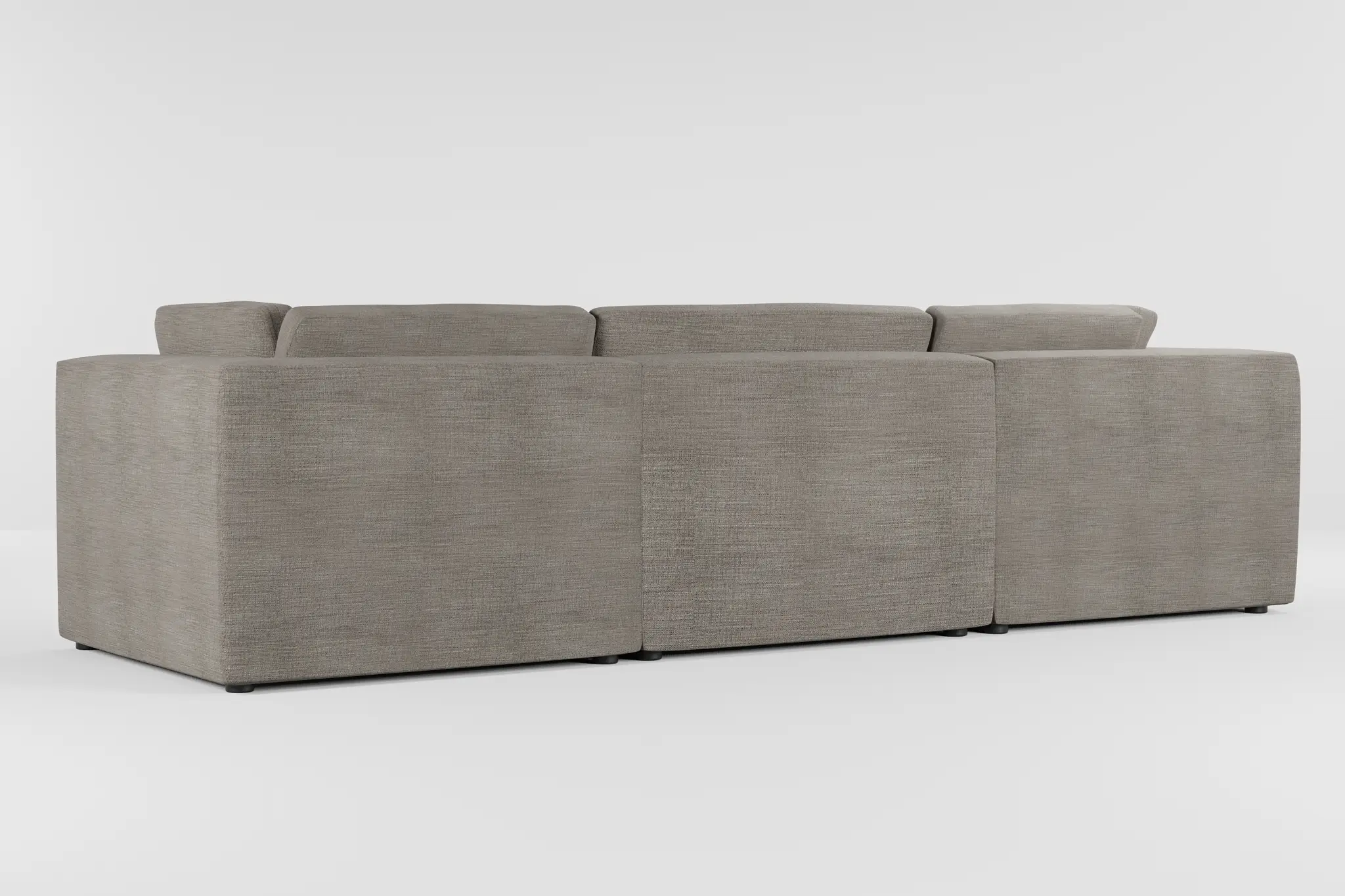 Destin Victory Gray Fabric 3-piece Modular Sofa Destin Victory Gray Fabric 3-piece Modular Sofa