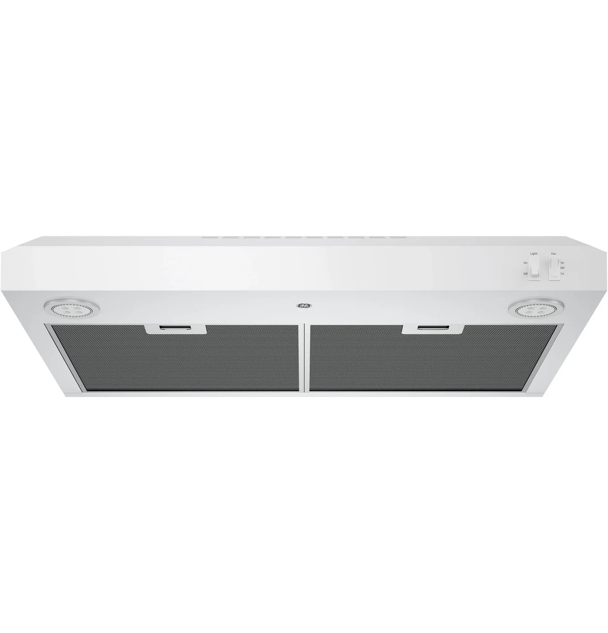 Ge 5305 Series White 30" Wall Mount Canopy Hood