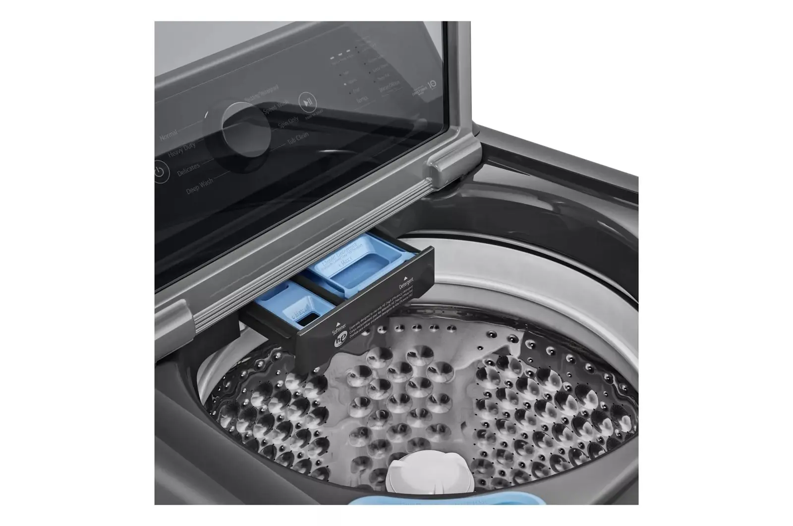 Lg 6105 Series Gray Top Load Washer Lg 6105 Series Gray Top Load Washer