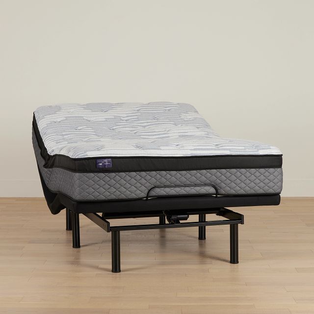 Kevin Charles By Sealy Signature Plush Deluxe Adjustable Mattress Set