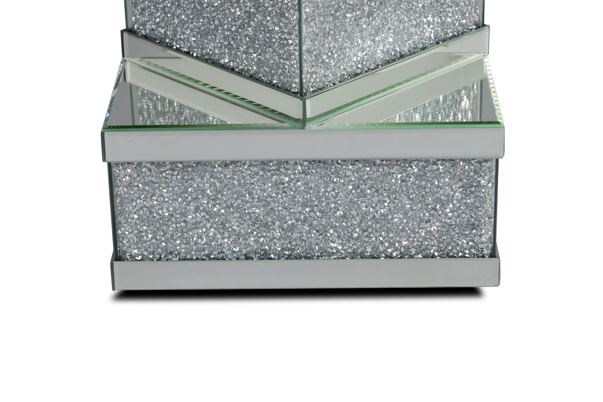 Marianne Mirrored Square Accent Table