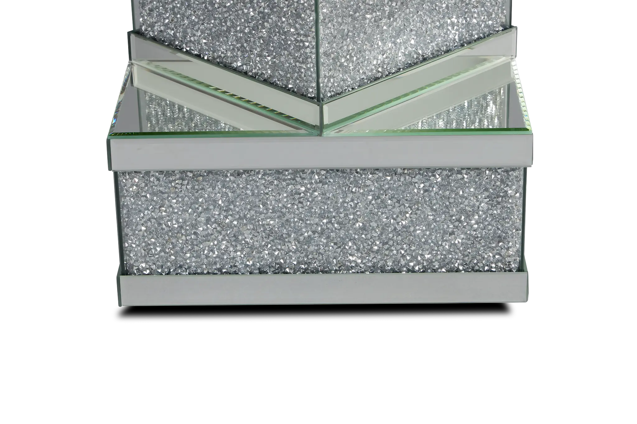 Marianne Mirrored Square Accent Table Marianne Mirrored Square Accent Table