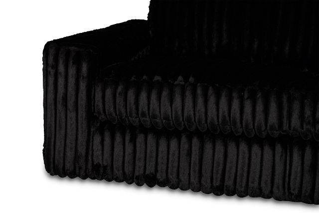 Teddy Black Fabric Sofa