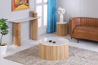Nami Light Tone Console Table