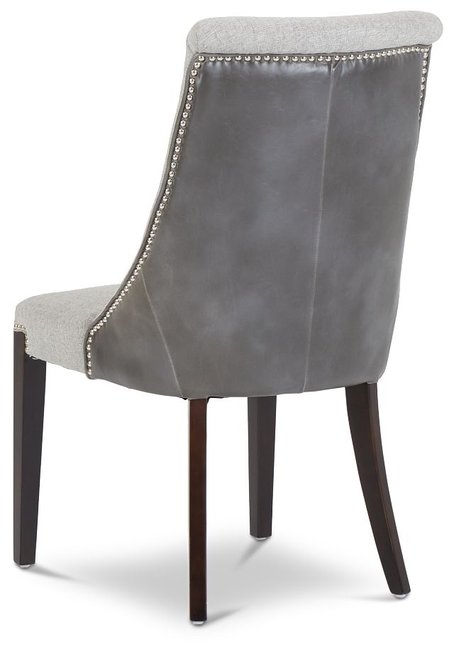 Brynn Light Gray Micro Side Chair