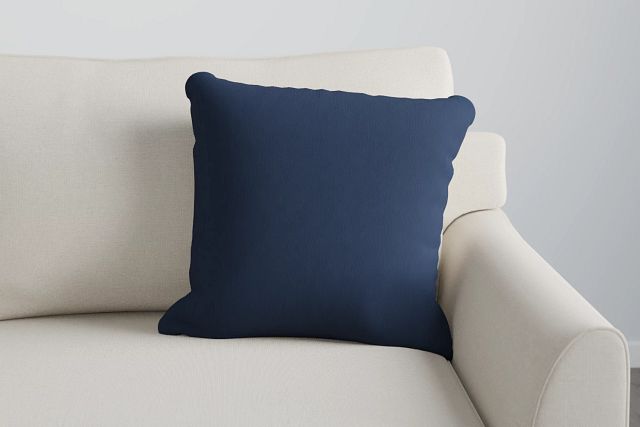 Revenue Dark Blue 20" Accent Pillow