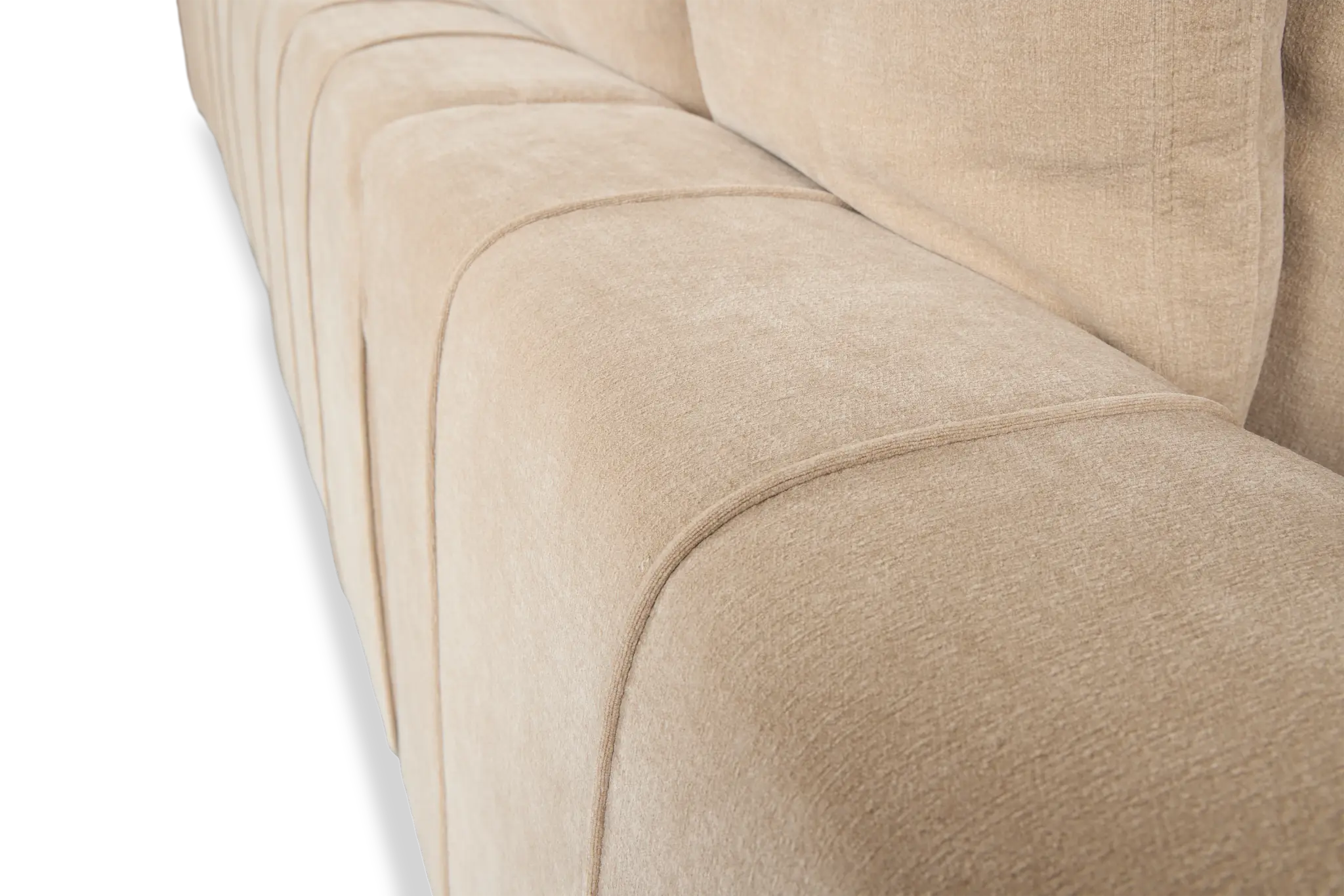 Cruz Light Beige Fabric 6-piece Modular Sectional Cruz Light Beige Fabric 6-piece Modular Sectional