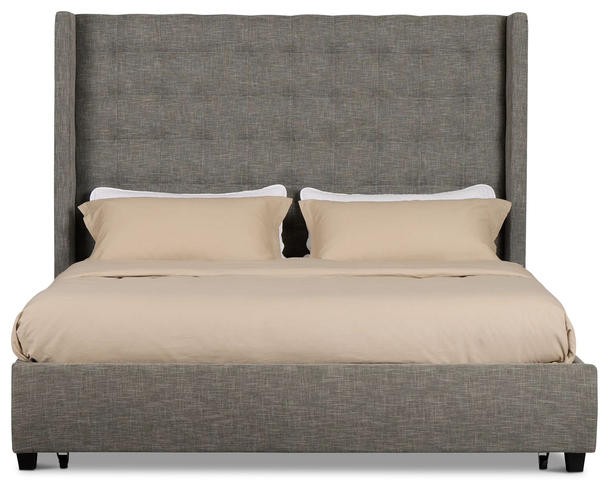 Chatham Gray High Platform Storage Bed