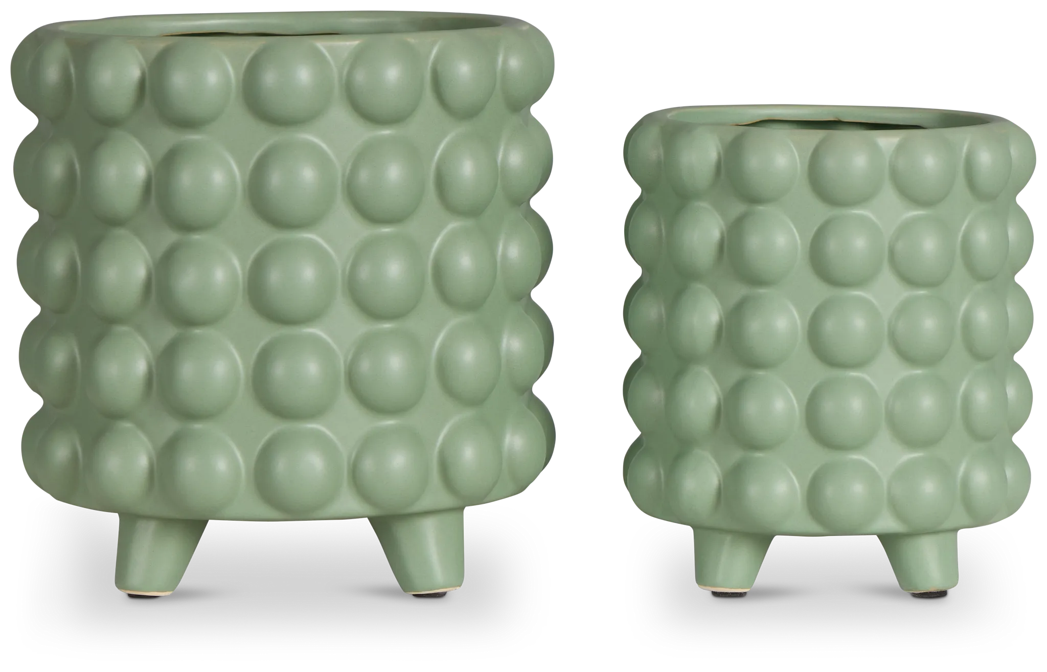 Cappi Light Green Set Of 2 Planter