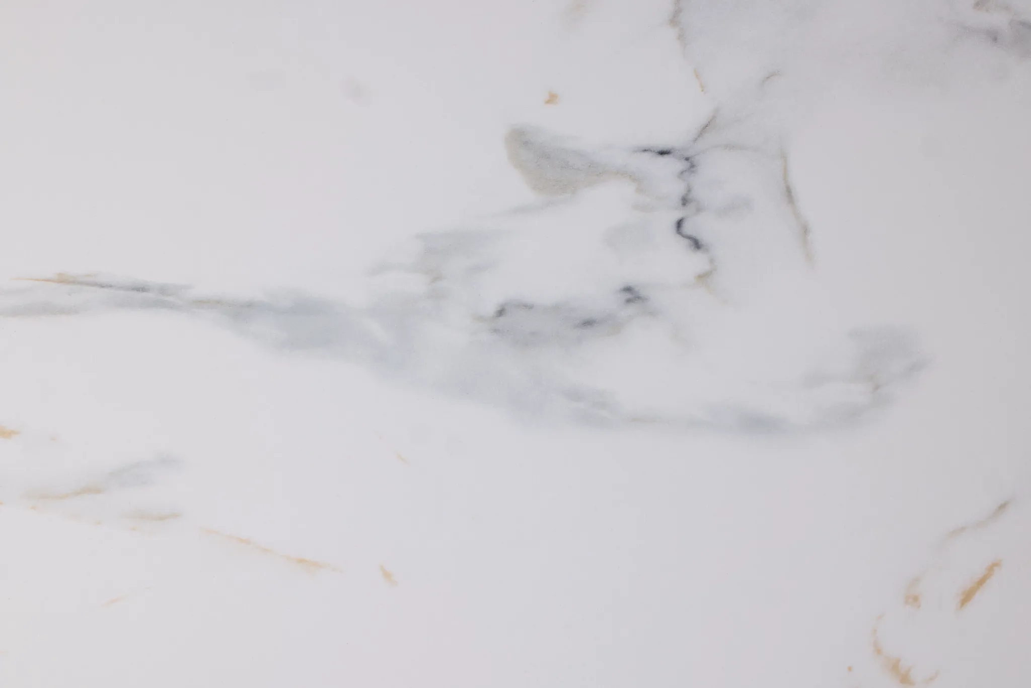 Merrick White Round Table With 4 Gray Upholstered Side Chairs