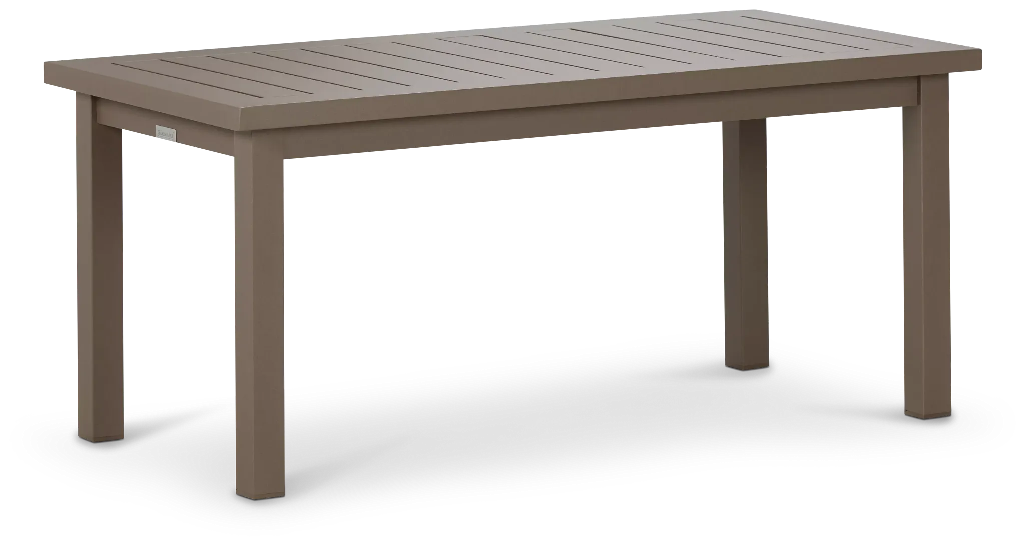Raleigh Taupe Aluminum Coffee Table