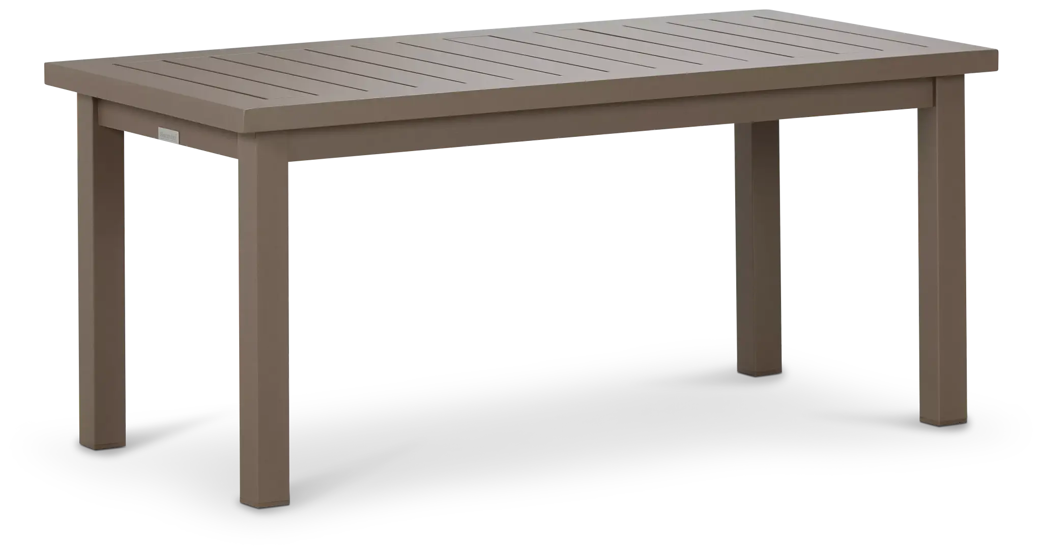 Raleigh Taupe Aluminum Coffee Table Raleigh Taupe Aluminum Coffee Table