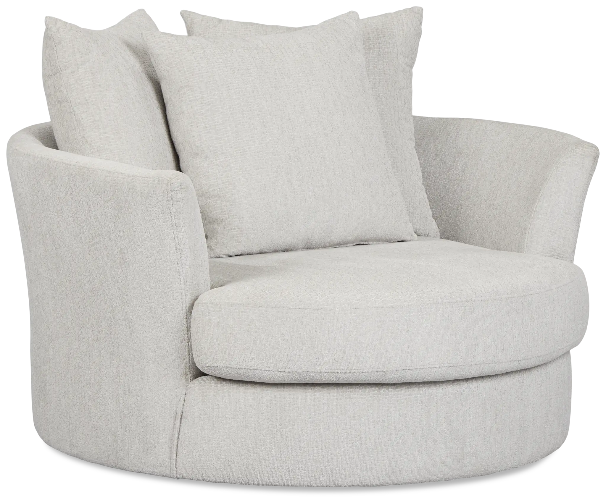 Everly Gray Fabric Swivel Chair Everly Gray Fabric Swivel Chair
