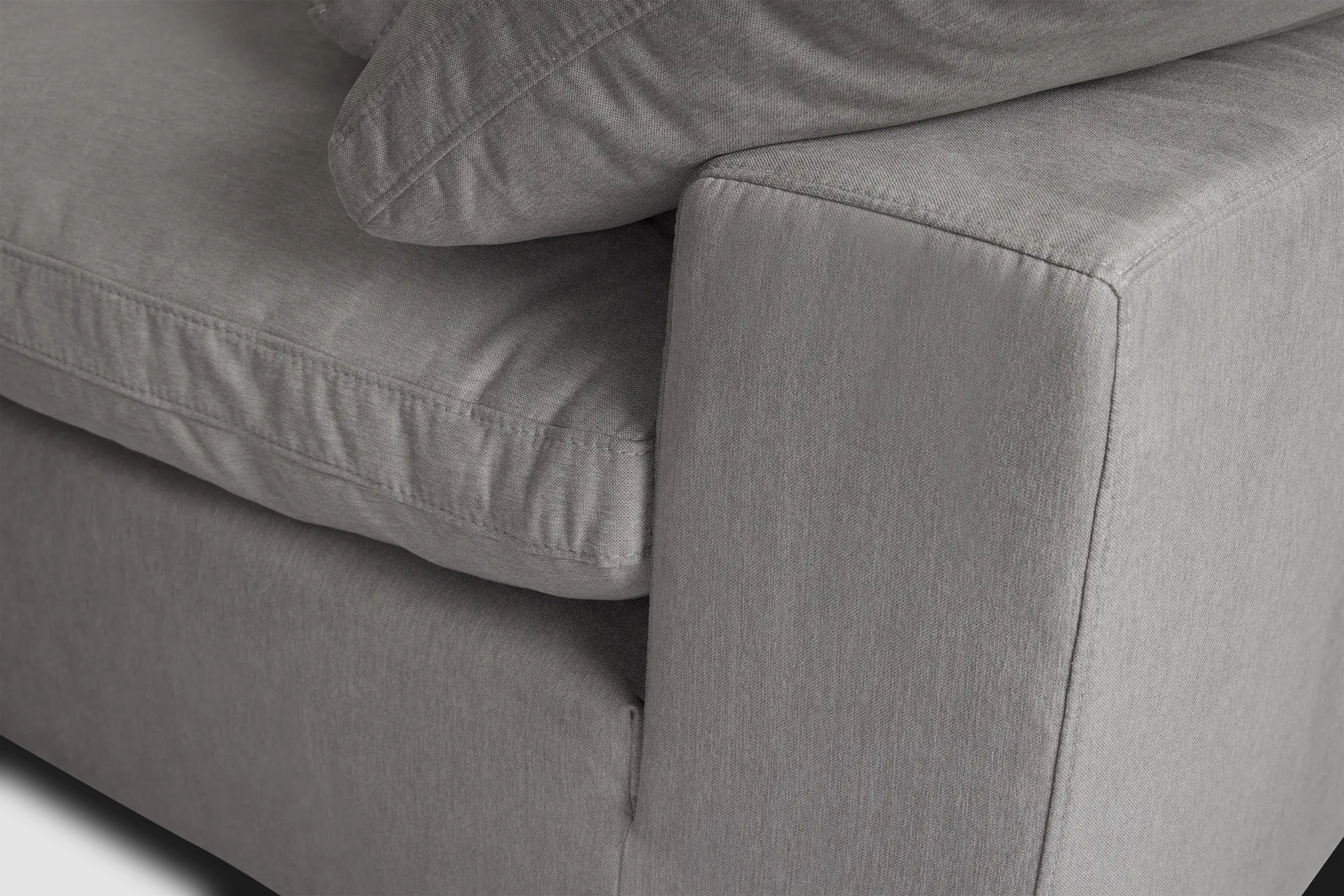 Nixon Light Gray Fabric 6-piece Modular Sectional Nixon Light Gray Fabric 6-piece Modular Sectional