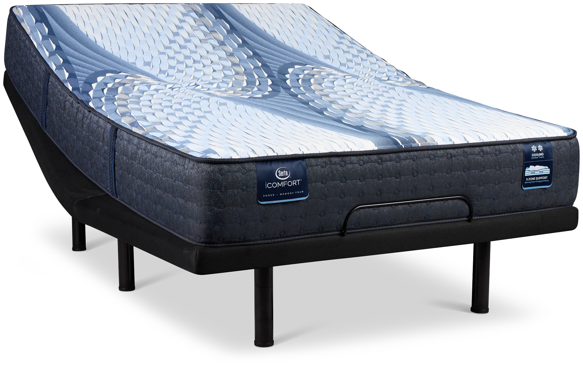 Serta Icomfort Elana Firm Plus Adjustable Mattress Set
