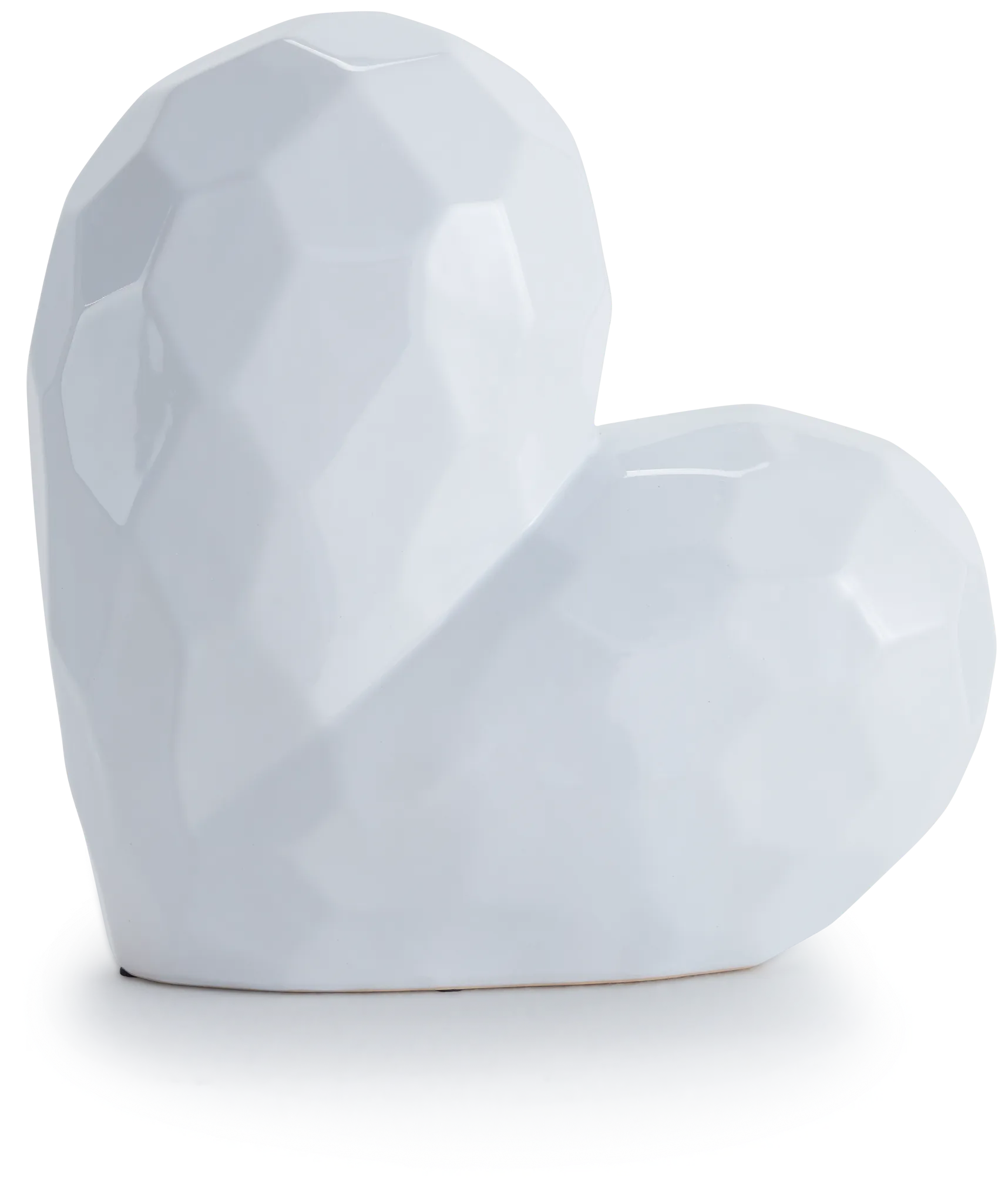 Heart White Large Sculpture