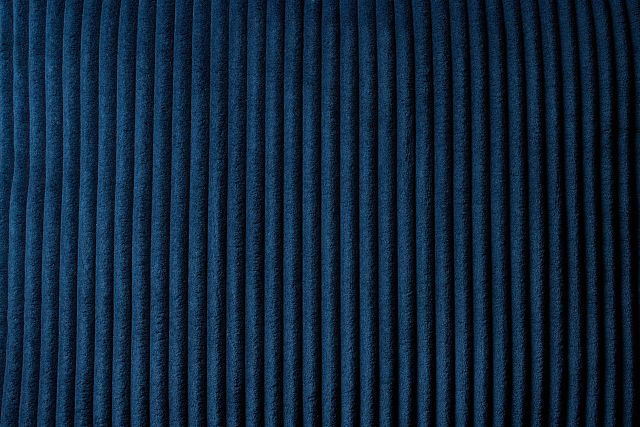Charlie Dark Blue Fabric Left Chaise Sectional