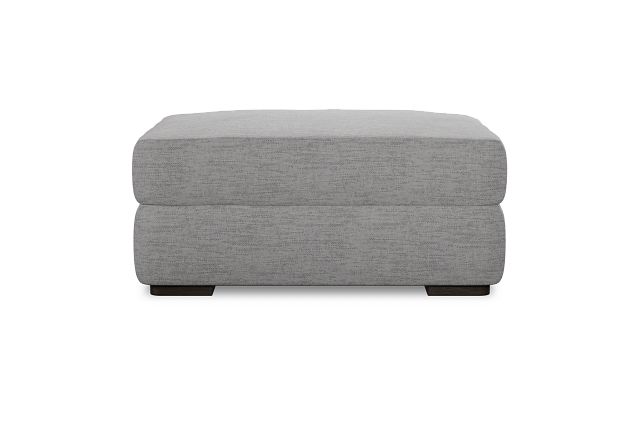 Edgewater Maguire Gray Ottoman