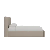 Grayton Elite Brown 44" Upholstered Platform Bed