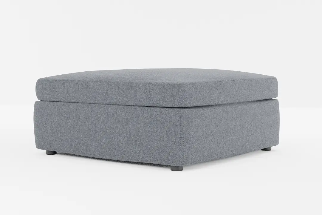 Destin Elevation Gray Fabric Cocktail Ottoman Destin Elevation Gray Fabric Cocktail Ottoman