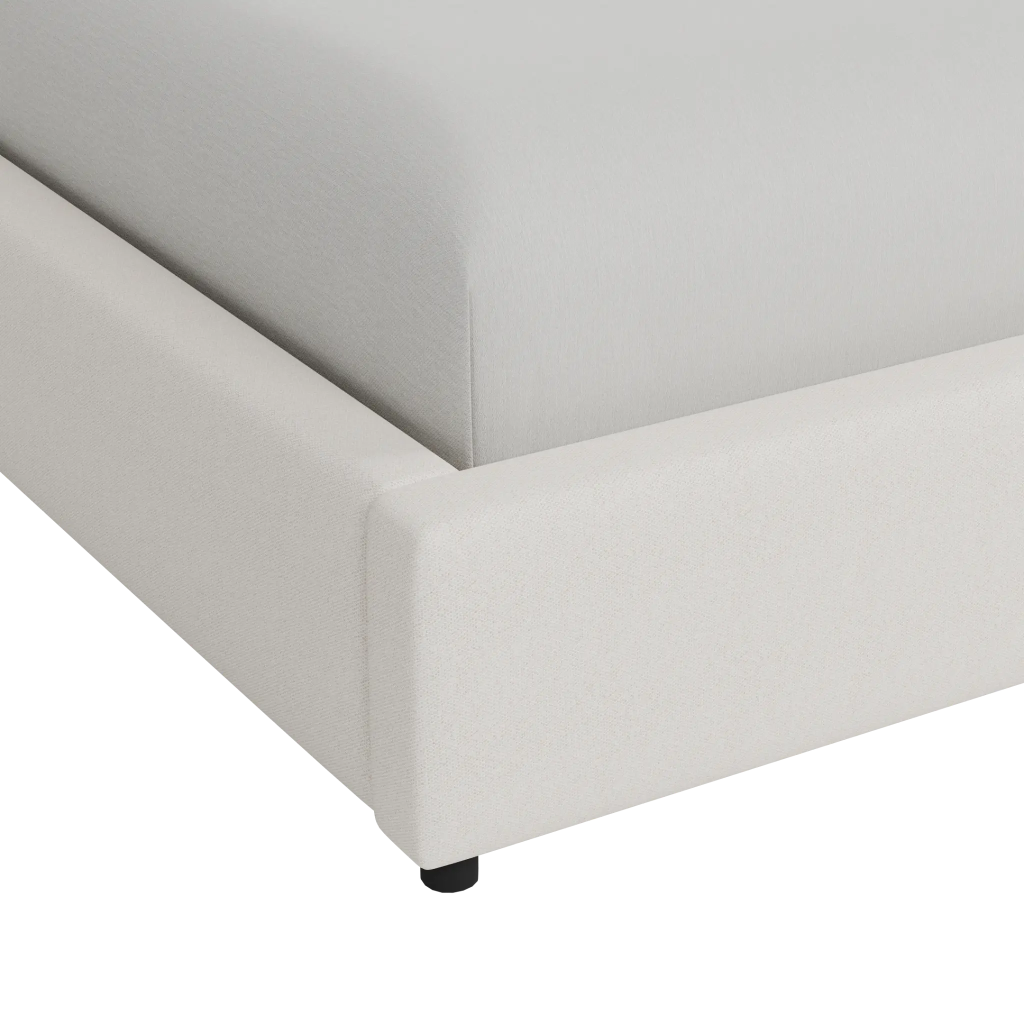 Grayton Gellar Beige 54" Upholstered Platform Bed Grayton Gellar Beige 54" Upholstered Platform Bed