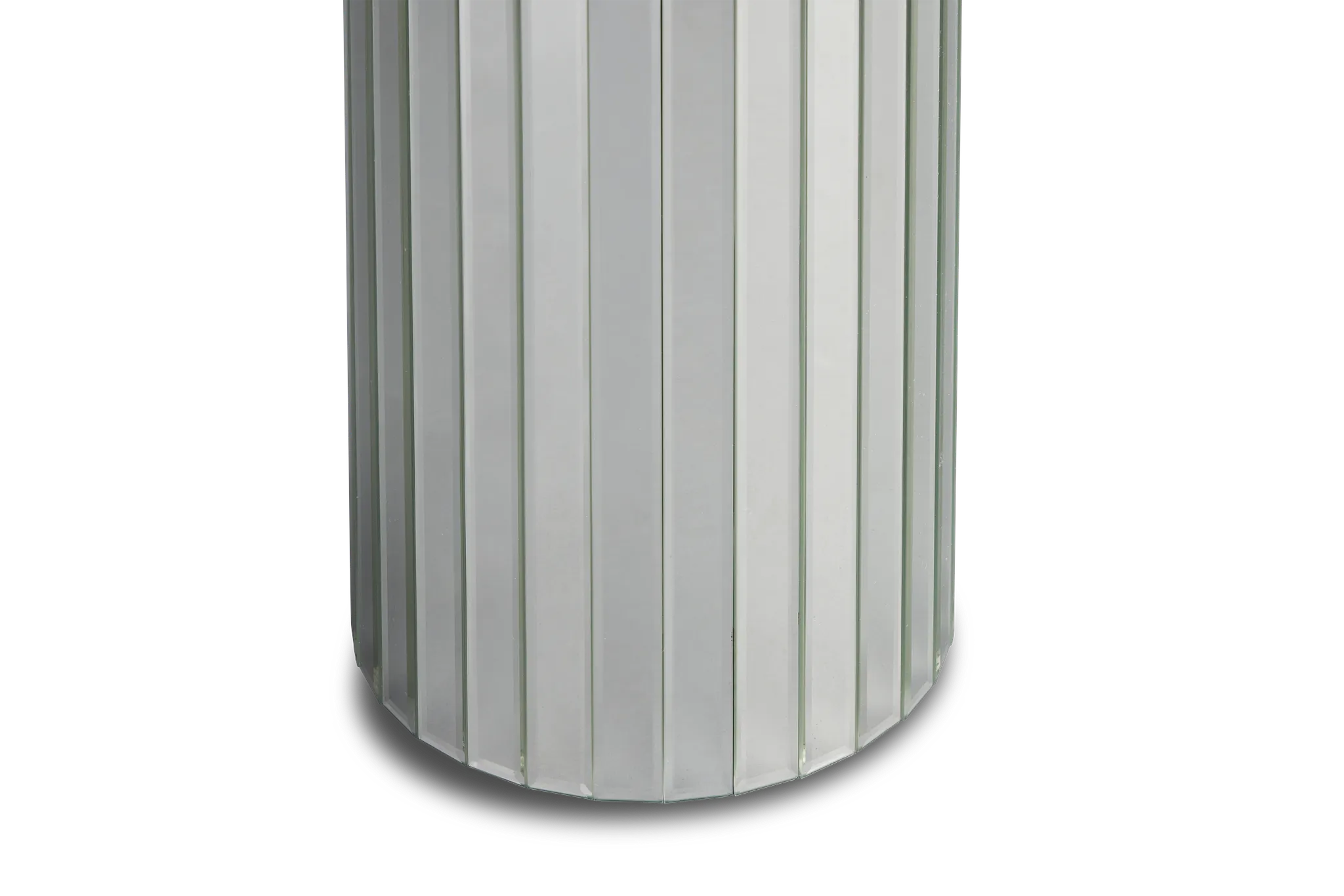 Katrin Glass Round End Table