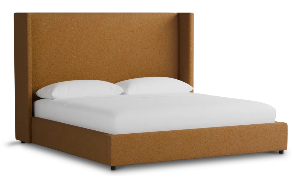 Captiva Elite Light Brown 60" Upholstered Shelter Bed