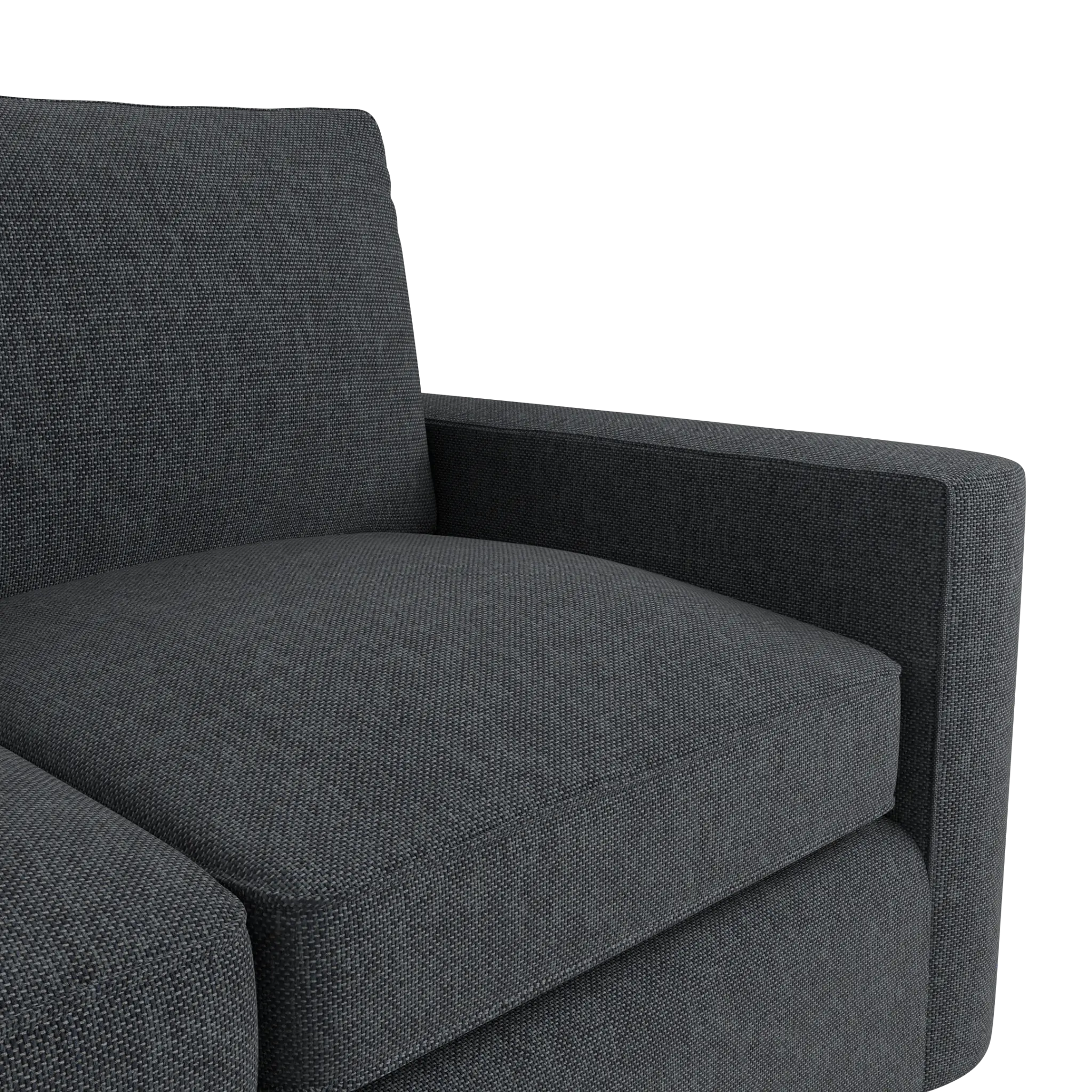 Siesta Elevation Gray Fabric Loveseat Siesta Elevation Gray Fabric Loveseat