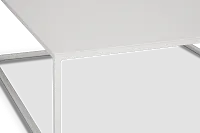 Malaga White Square Coffee Table