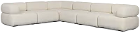Celeste Light Beige Fabric 6-piece Modular Sectional